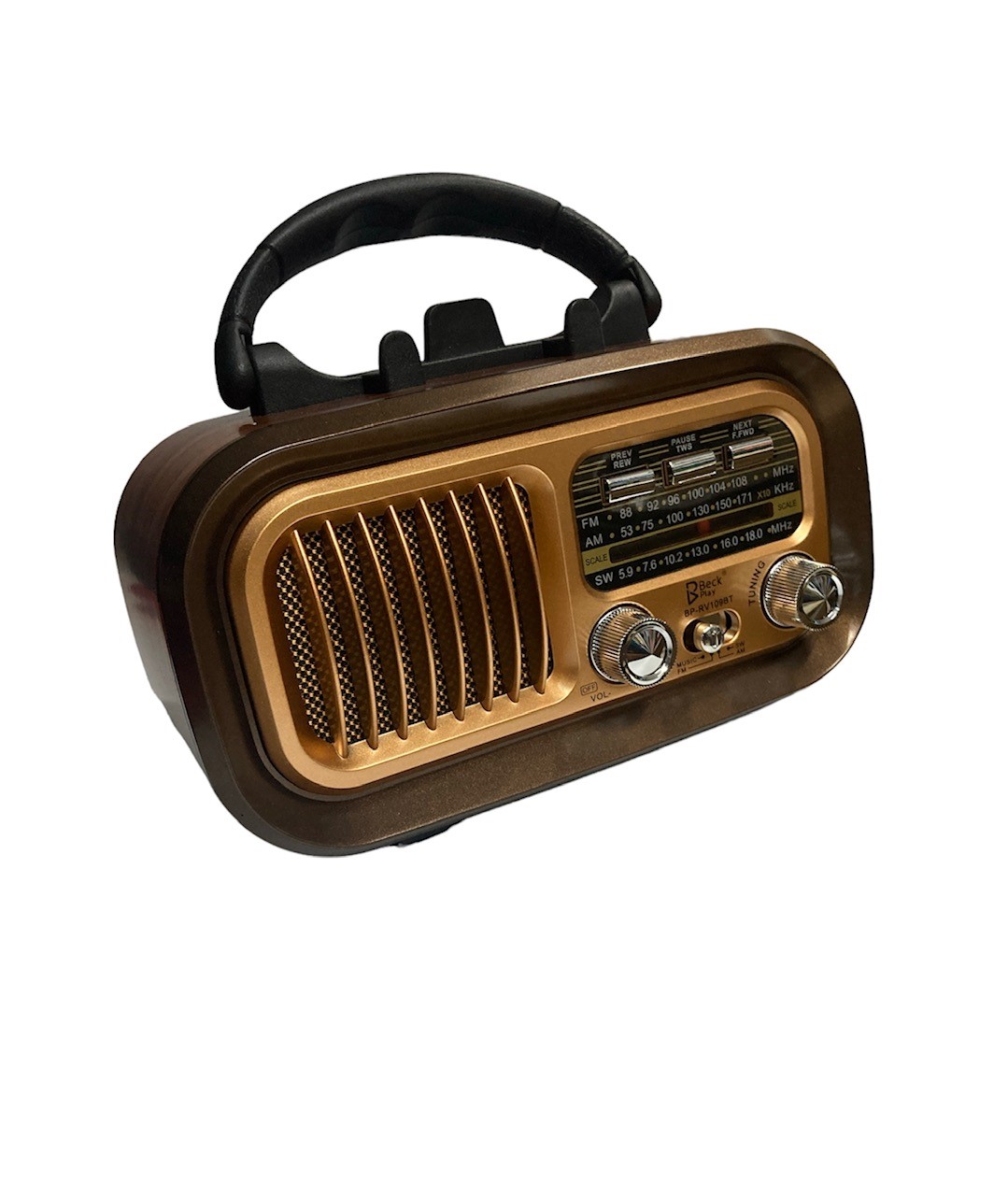 radio tipo vintage bluetooth beck play 109